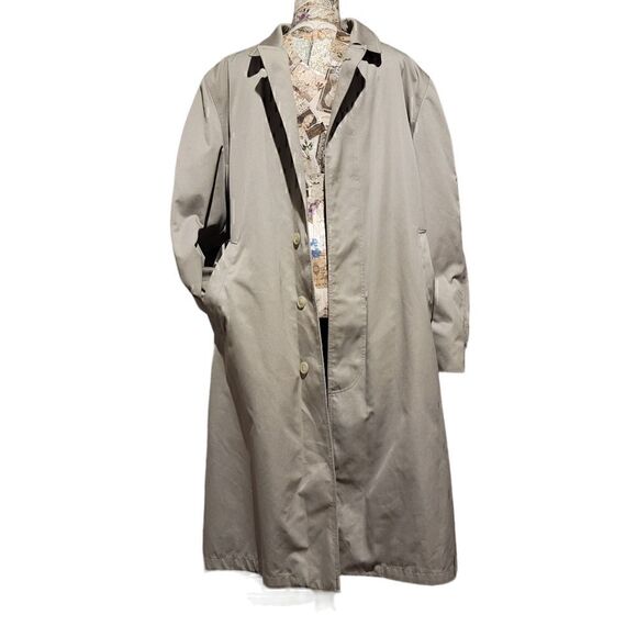Oakton Ltd. Raintamer Classic Professional Business Trench Coat w Zip Out Liner - Picture 5 of 16
